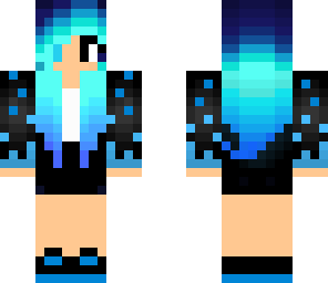 blue hair girl