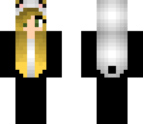 edited panda girl