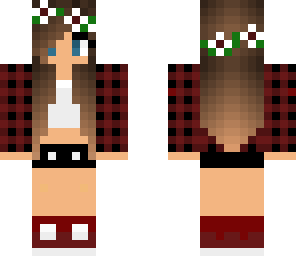 red flannel girl