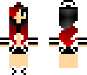 red and black