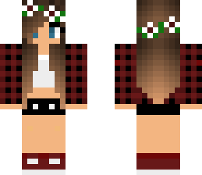 red flannel girl