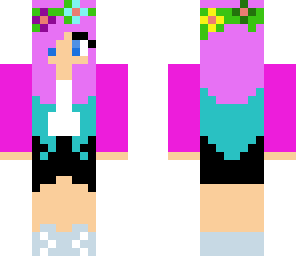 colourful girl