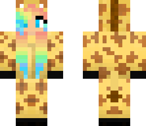rainbow hair giraffe