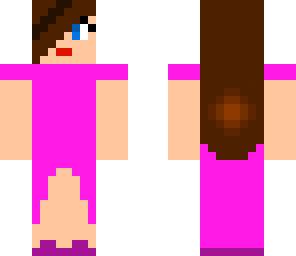 pink dressed girl