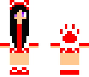 red cat girl