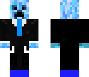 man in blue