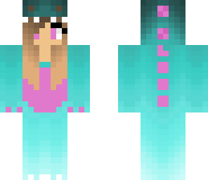 blue with pink