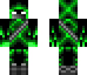 toxic green ninja samurai