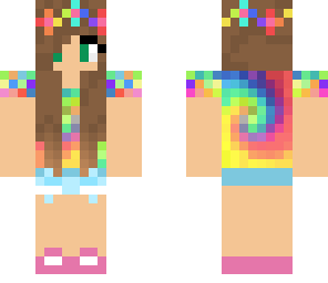 tie dye girl