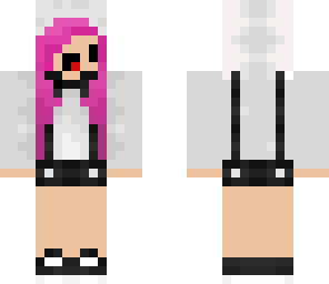 pink hair derpy girl