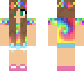tie dye girl