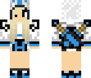 cute blue girl