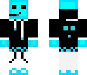 blue slime with headset