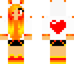 fire cat girl