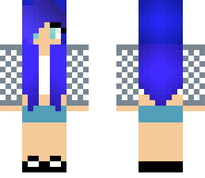 blue hair girl