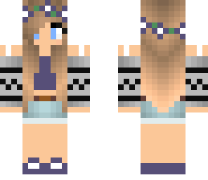 purple kawaii girl