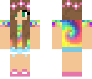 tie dye girl