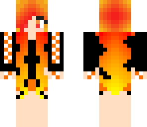 fire gamer girl