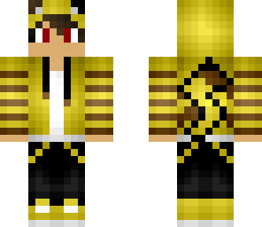 red eye pikachu boy