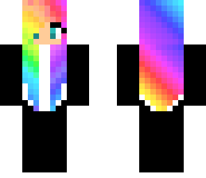 panda rainbow girl