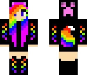 rainbow girl