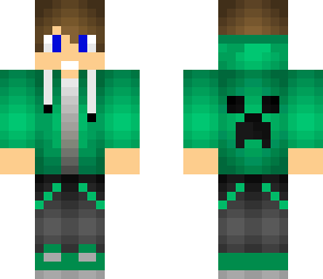 green teen boy