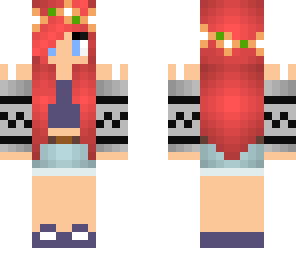 pink haired girl