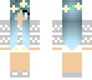 blue haired girl