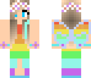 cute rainbow girl
