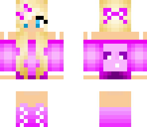 cute pink n purple slime
