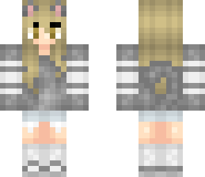 gray cat girl