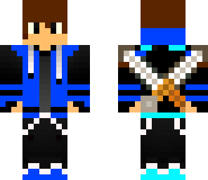 neon blue boy