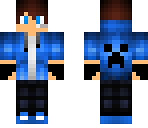 blue gamer boy