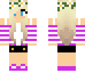 stripey girl