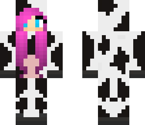 pink cow girl
