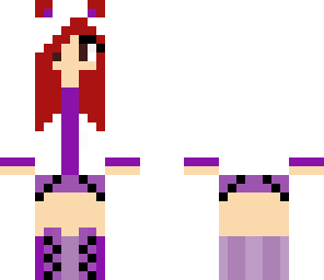 purple panda girl