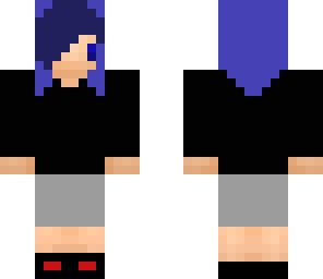 blue hair girl