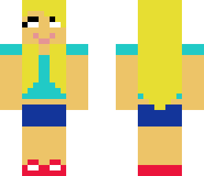 herobrine's mom with a teenage makeover