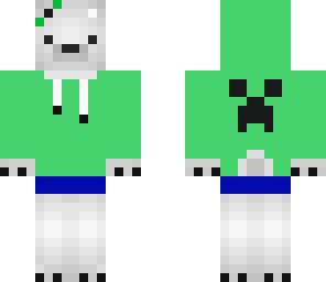 creeper hoodie polar bear edit