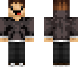woofless with a black hoodie