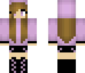 purple sweater girl
