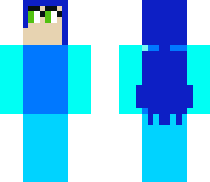 blue girl
