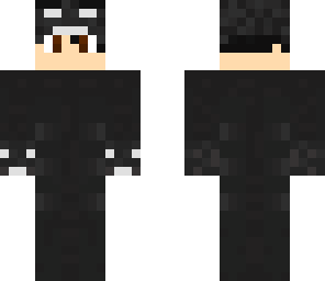 black haired wither costume