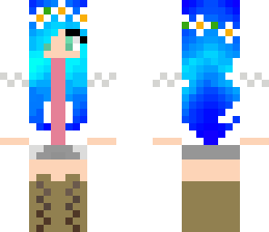 new outfit for blue haired girl