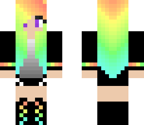 rainbow girl