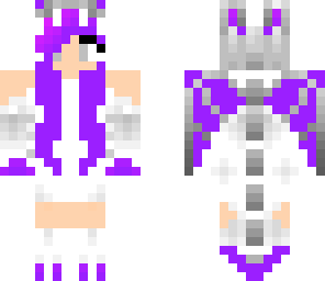 purple angel girl