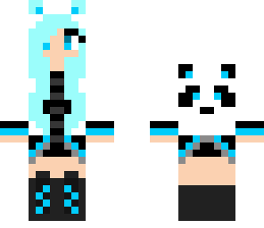 blue panda gold shoeirl