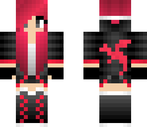 red gamer girl