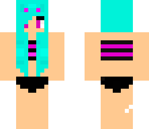 swimming suit cat girl