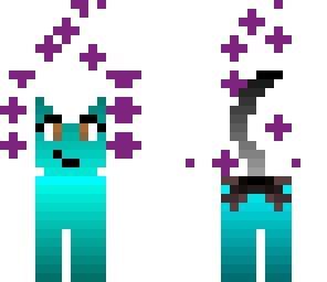 turquoise cat particles